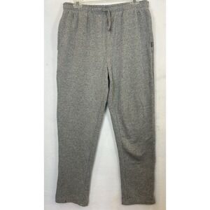 Eddie Bauer Lounge/Sleepwear Men‎ Medium Gray French Terry Elastic Drawstring